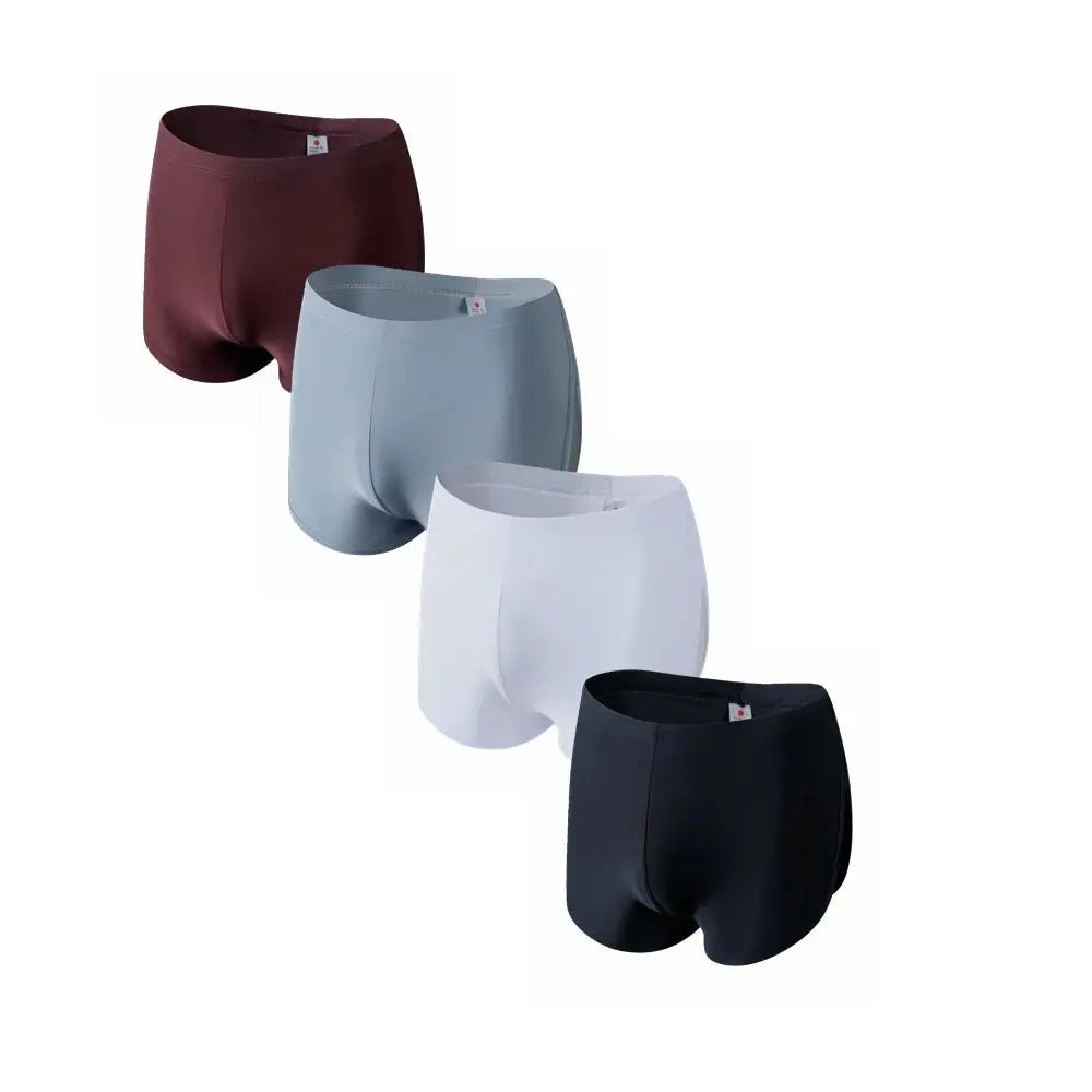 Ice Silk Nylon Boxer Shorts - WOWihte