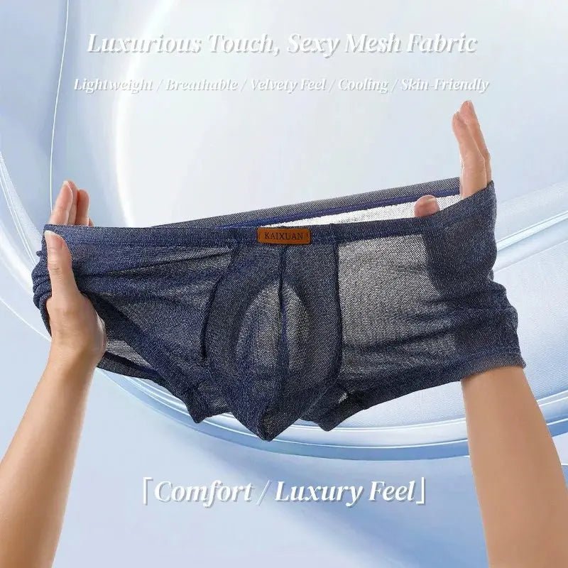 Ice Silk Quick-Dry Boxer Briefs - WOWihte
