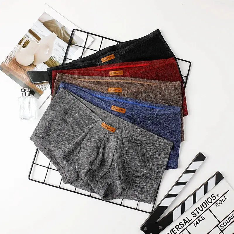 Ice Silk Quick-Dry Boxer Briefs - WOWihte