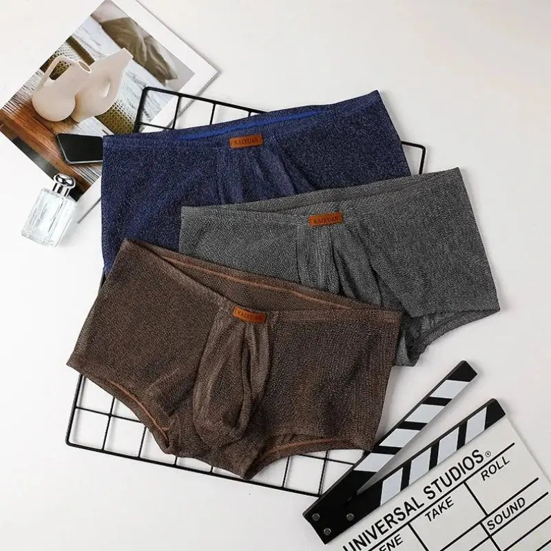 Ice Silk Quick-Dry Boxer Briefs - WOWihte