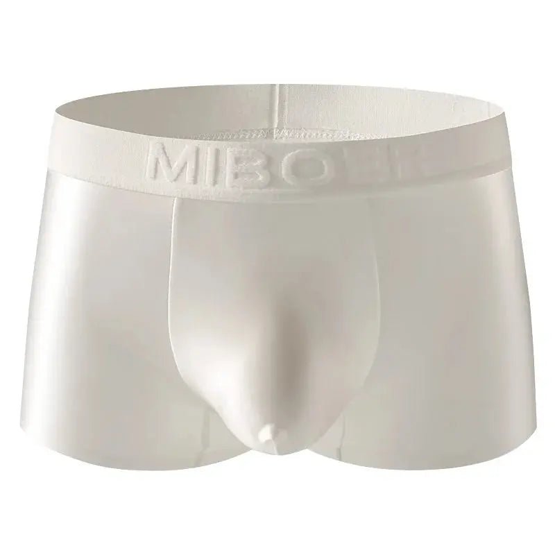 Ice Silk Seamless Boxer Briefs - WOWihte