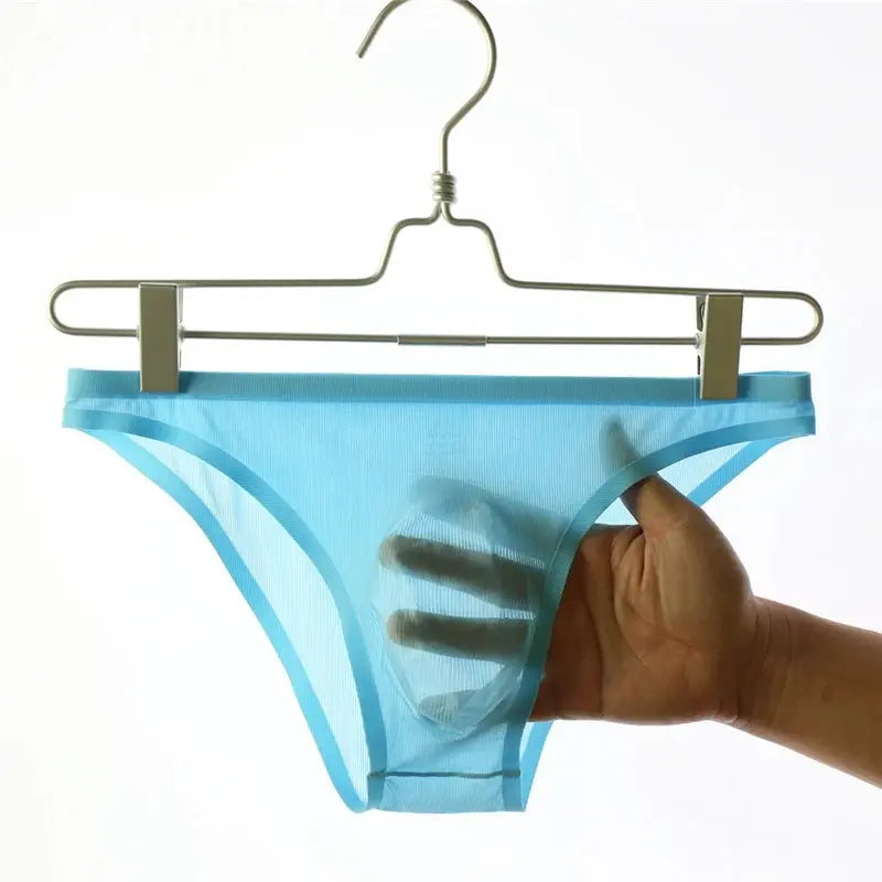 Ice Silk Seamless U - Pouch Briefs - WOWihte