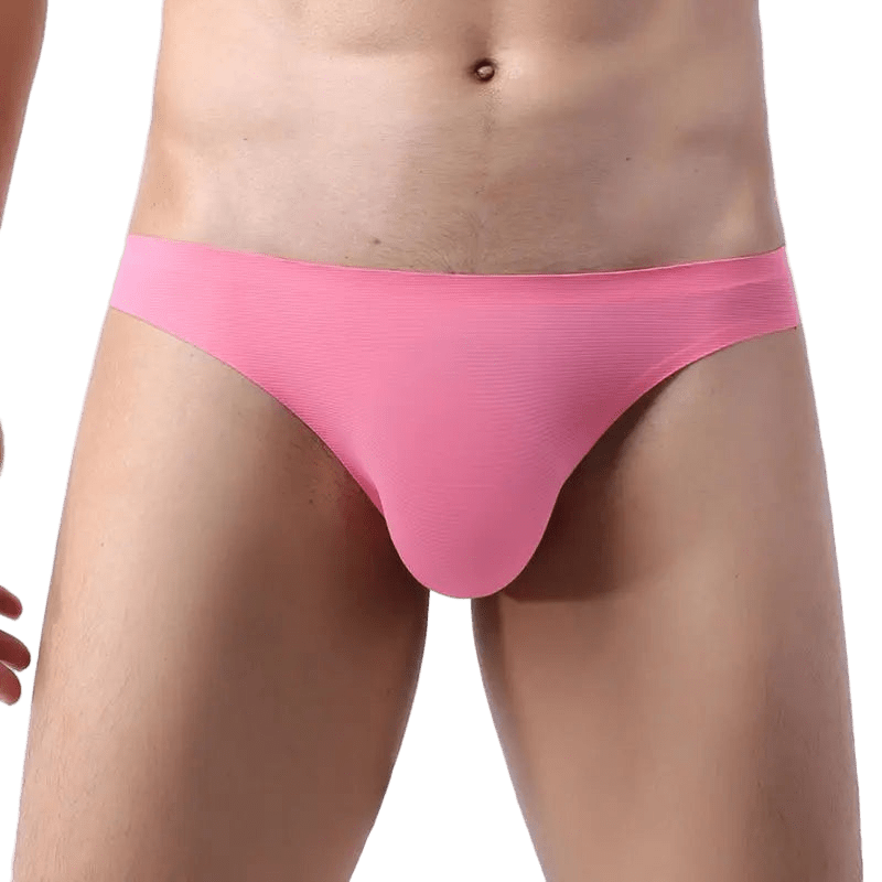 Ice Silk Traceless Low - Waist Briefs - WOWihte