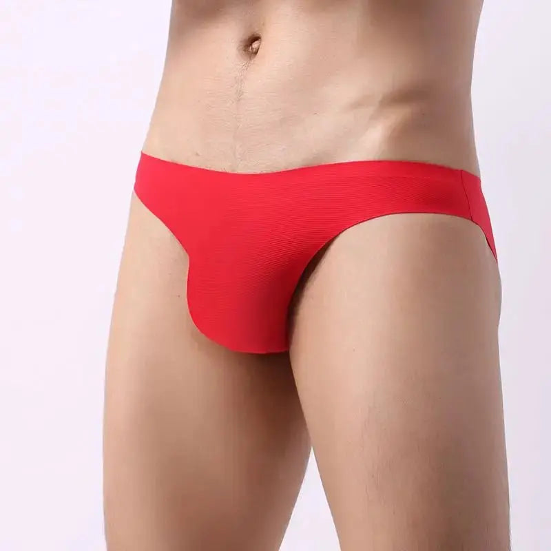 Ice Silk Traceless Low - Waist Briefs - WOWihte