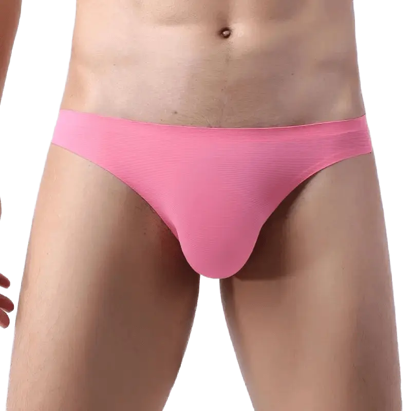 Ice Silk Traceless Low - Waist Briefs - WOWihte
