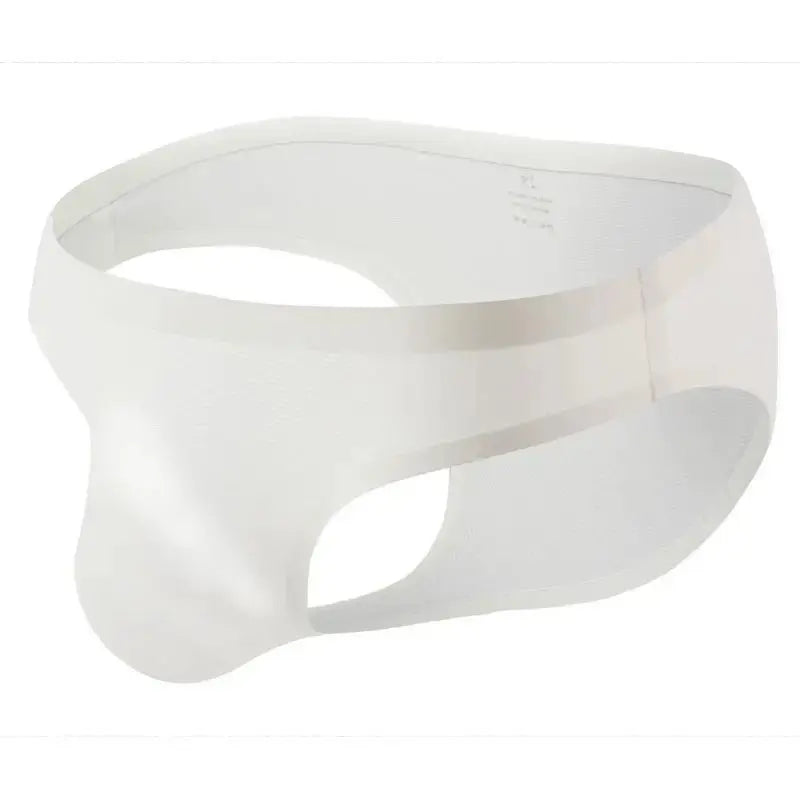 Ice Silk Traceless Low - Waist Briefs - WOWihte