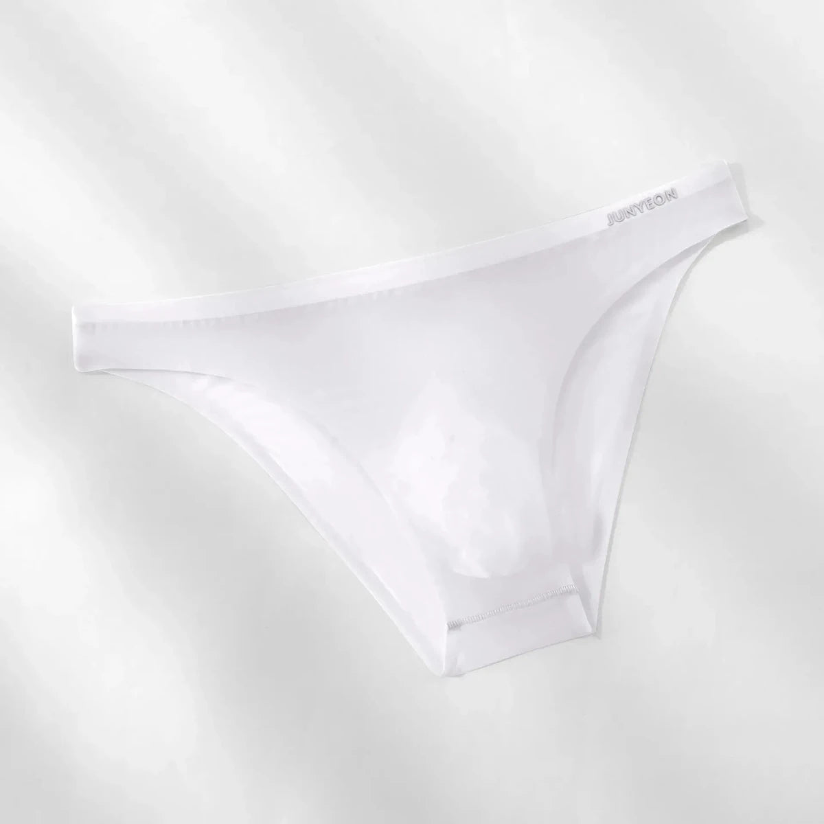Ice Silk Transparent Triangle Briefs - WOWihte