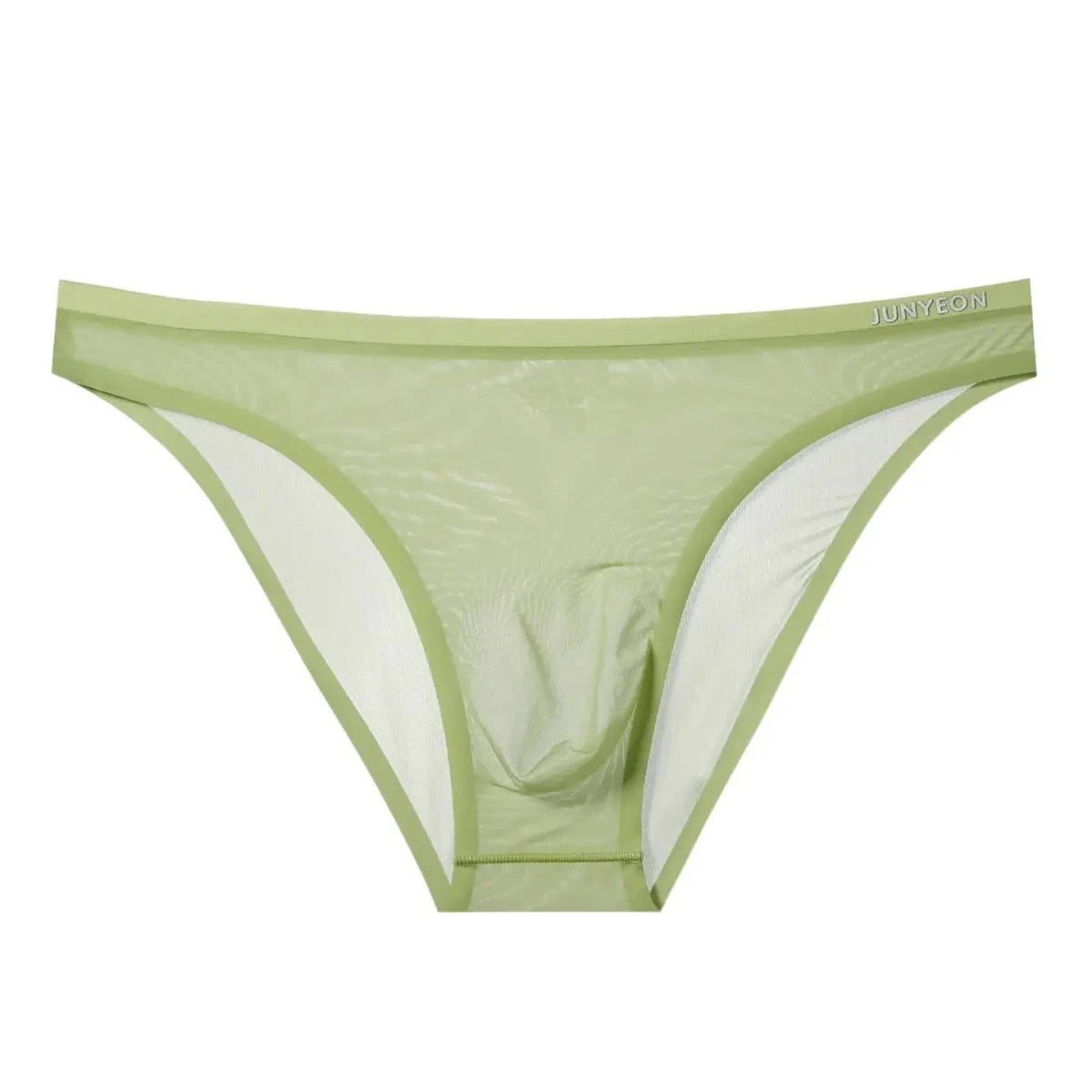 Ice Silk Transparent Triangle Briefs - WOWihte