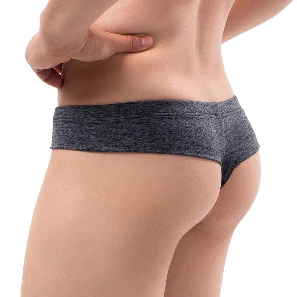 iKingsky Modal Low - Rise Cheek Thong - WOWihte