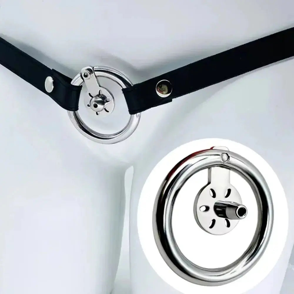 Inverted Stainless Steel Chastity Device - WOWihte