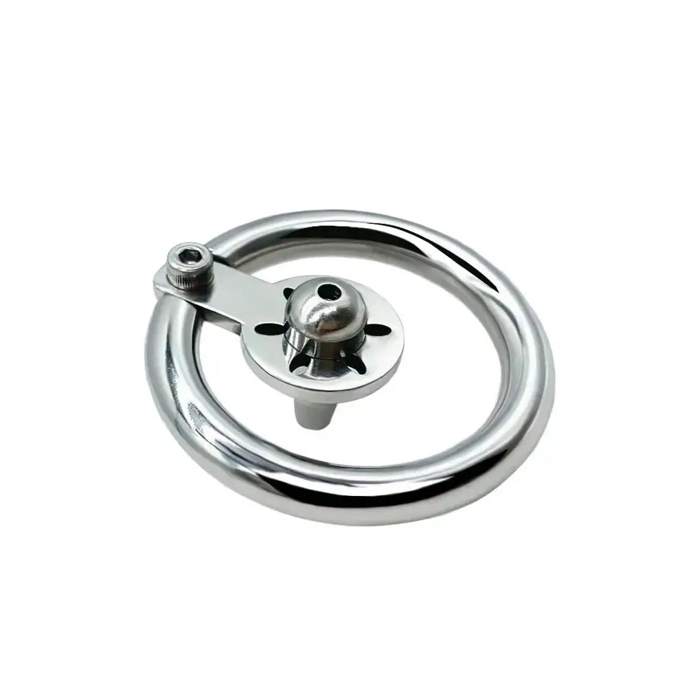 Inverted Stainless Steel Chastity Device - WOWihte