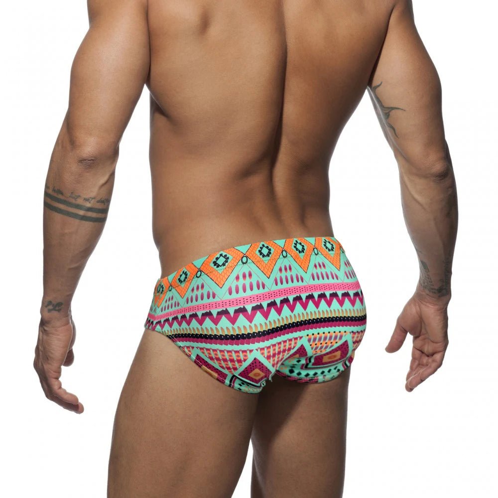 JESBONY Men's Quick Dry Swim Briefs - WOWihte