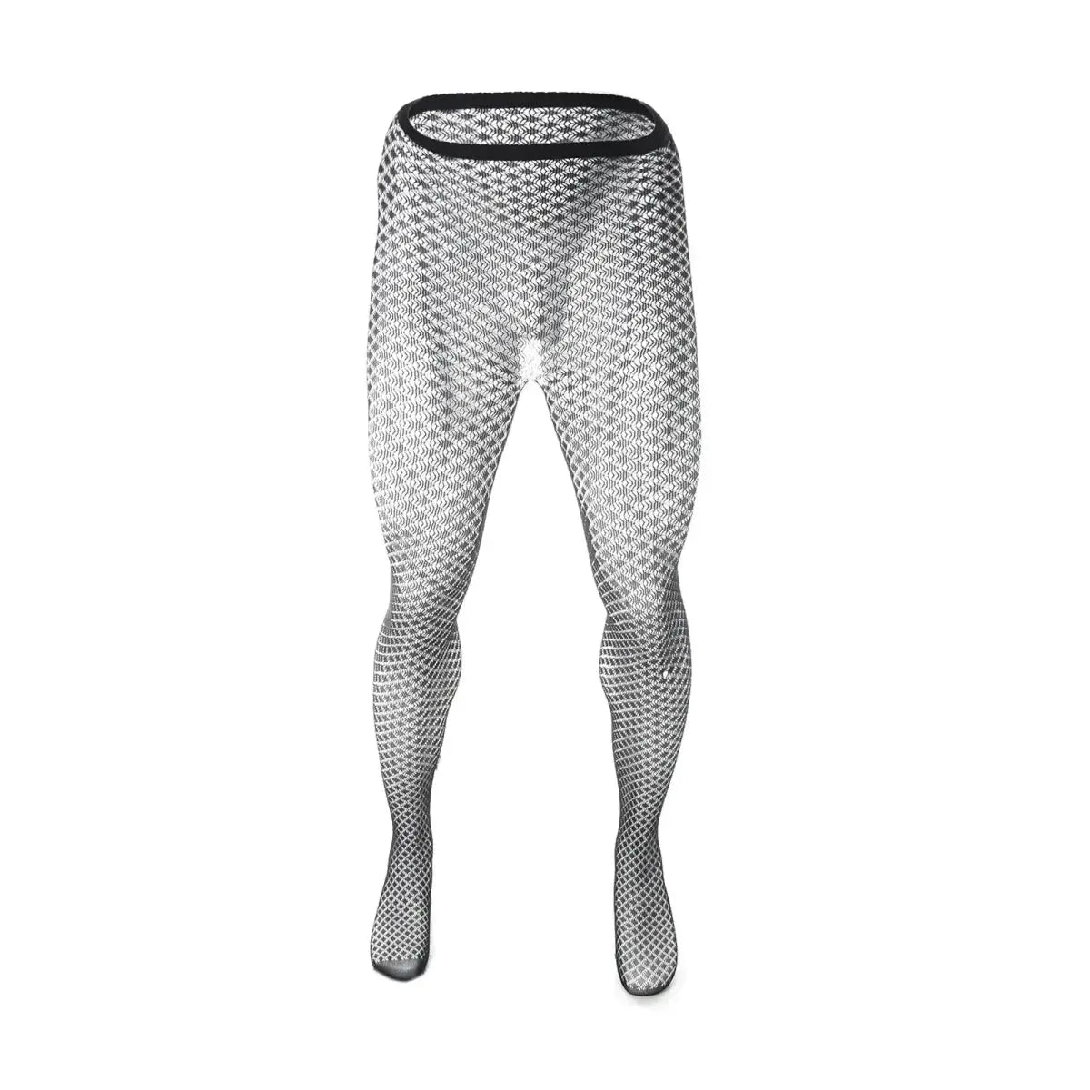 Lace Fishnet Transparent Men's Leggings - WOWihte