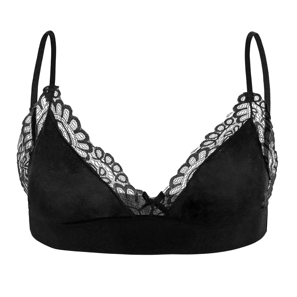 Lace Sissy Bralette Top - WOWihte