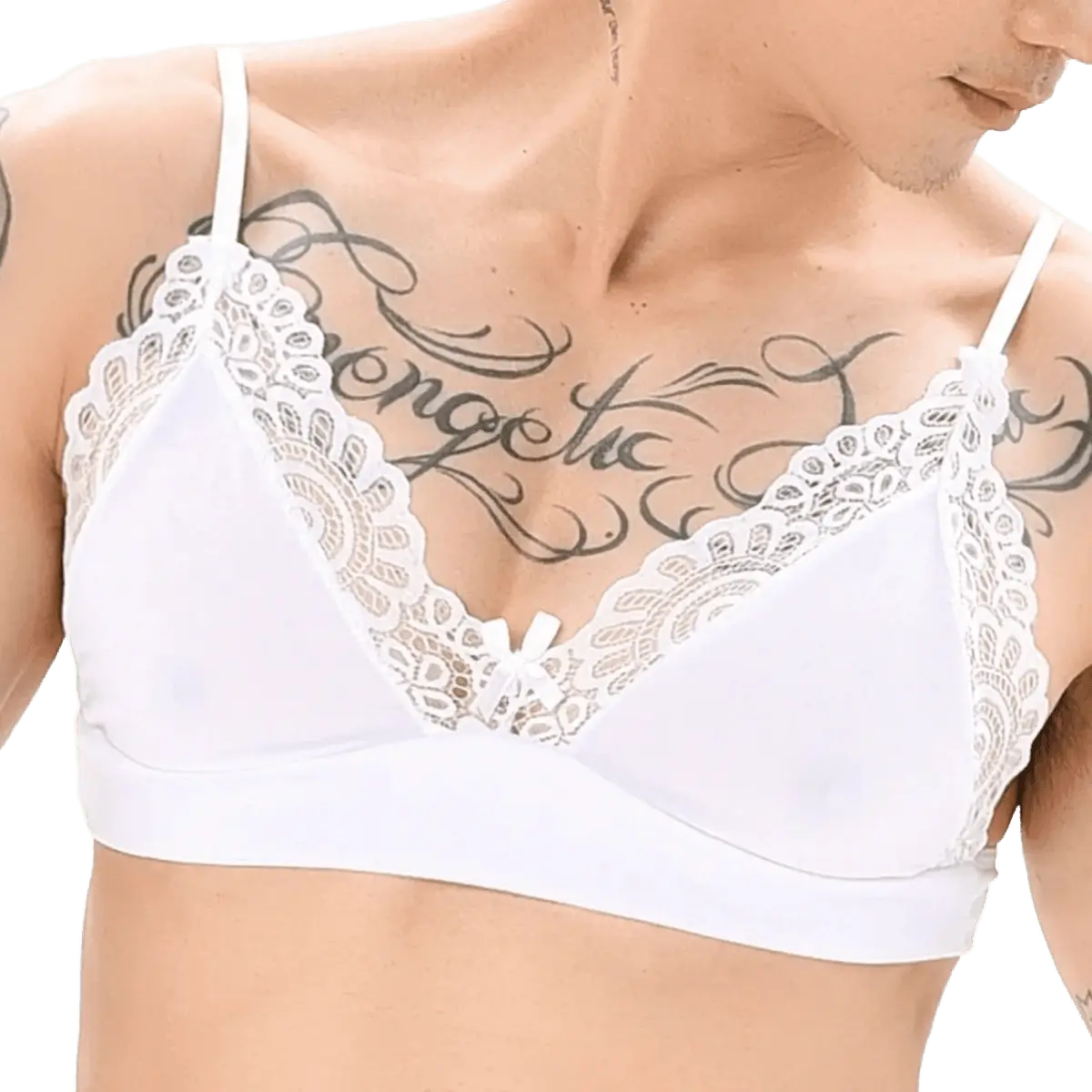 Lace Sissy Bralette Top - WOWihte