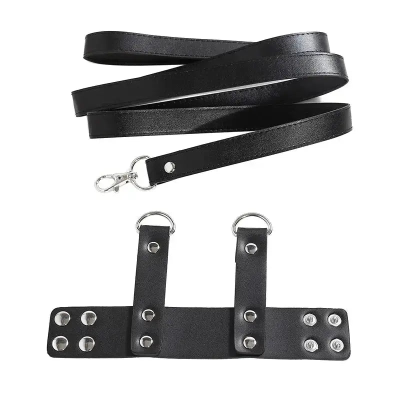 Leather Ball Stretcher with Leash - WOWihte