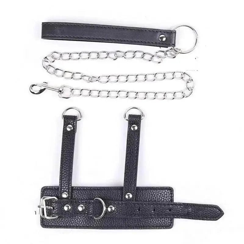 Leather Ball Stretcher with Leash - WOWihte