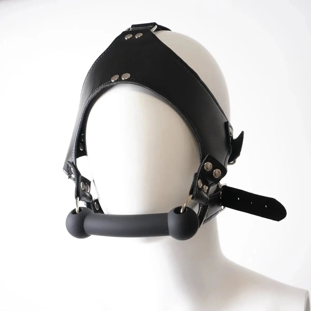 Leather Harness Face Mask - WOWihte