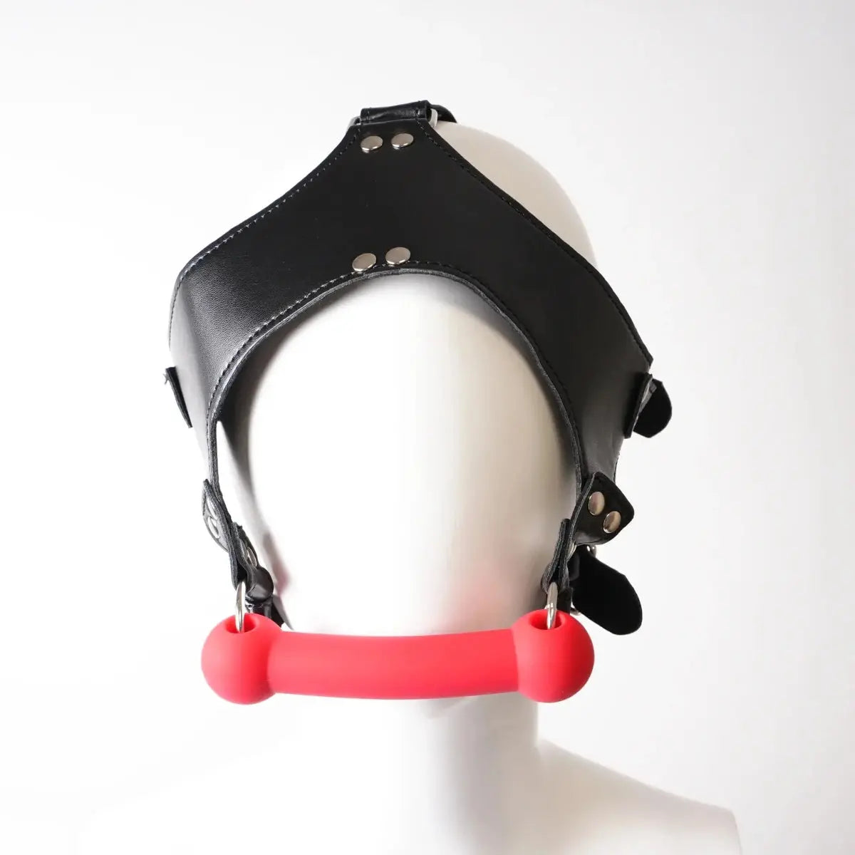 Leather Harness Face Mask - WOWihte