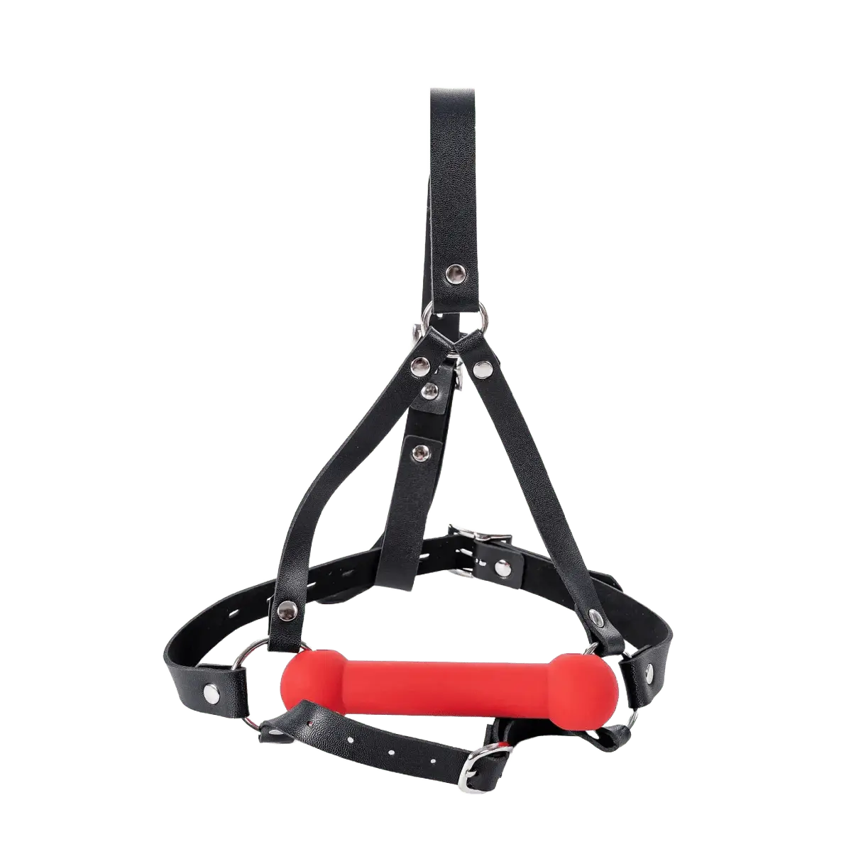 Leather Harness Face Mask - WOWihte