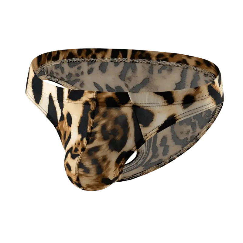 Leopard Low Waist Briefs - WOWihte