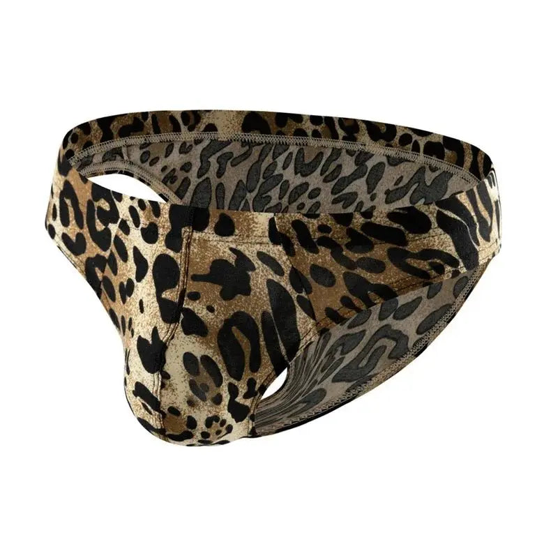 Leopard Low Waist Briefs - WOWihte