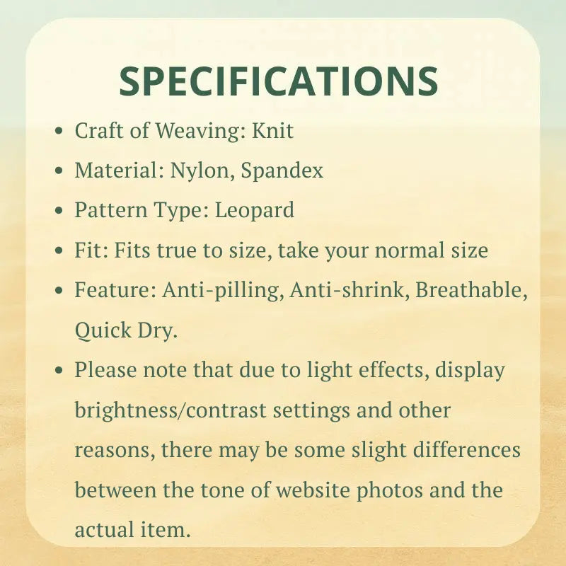 Leopard Low Waist Briefs - WOWihte