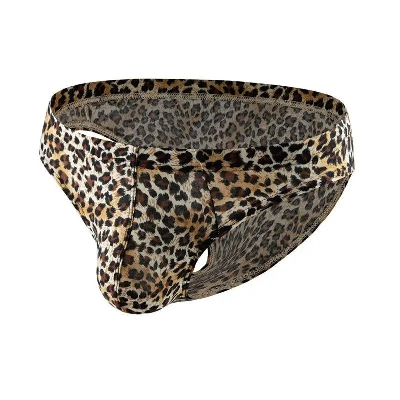 Leopard Low Waist Briefs - WOWihte