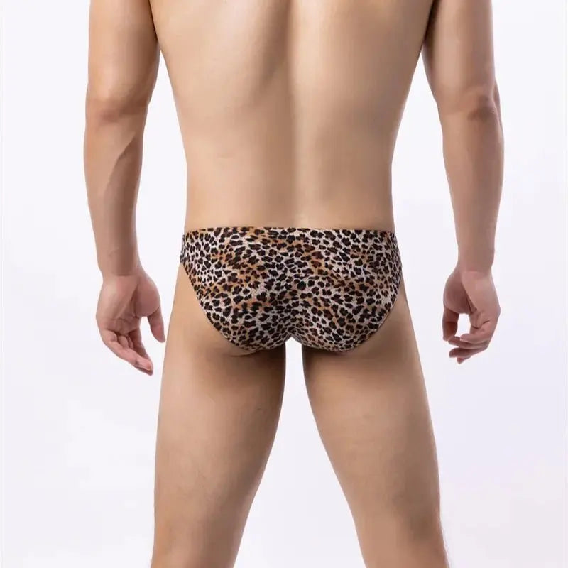 Leopard Low Waist Briefs - WOWihte
