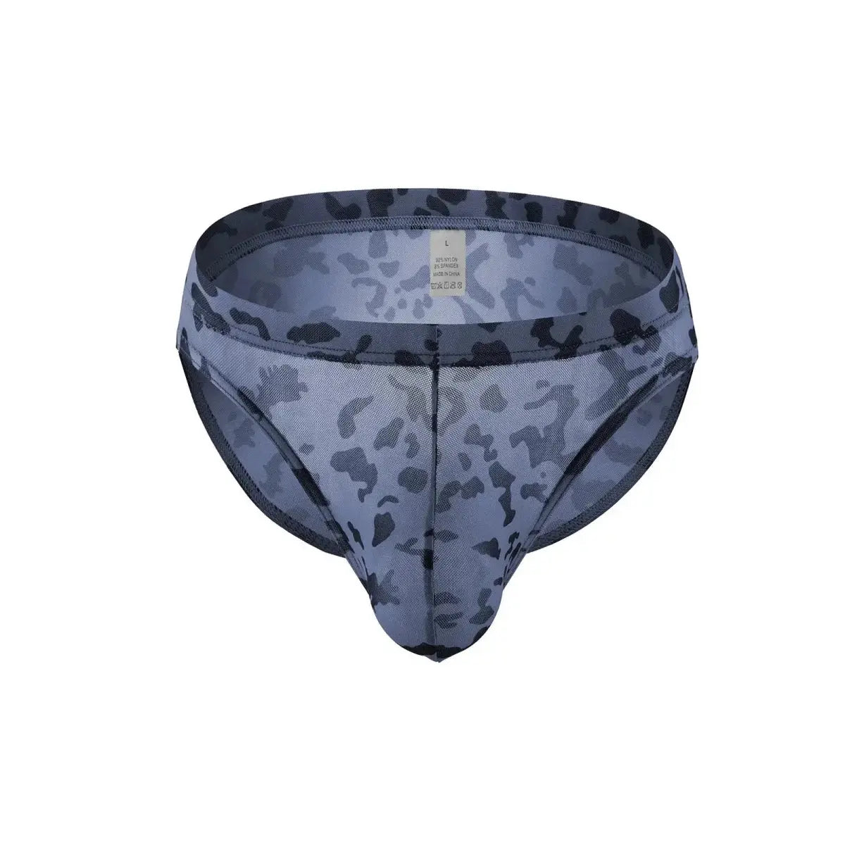 Leopard Mesh See - Through Briefs Men - WOWihte