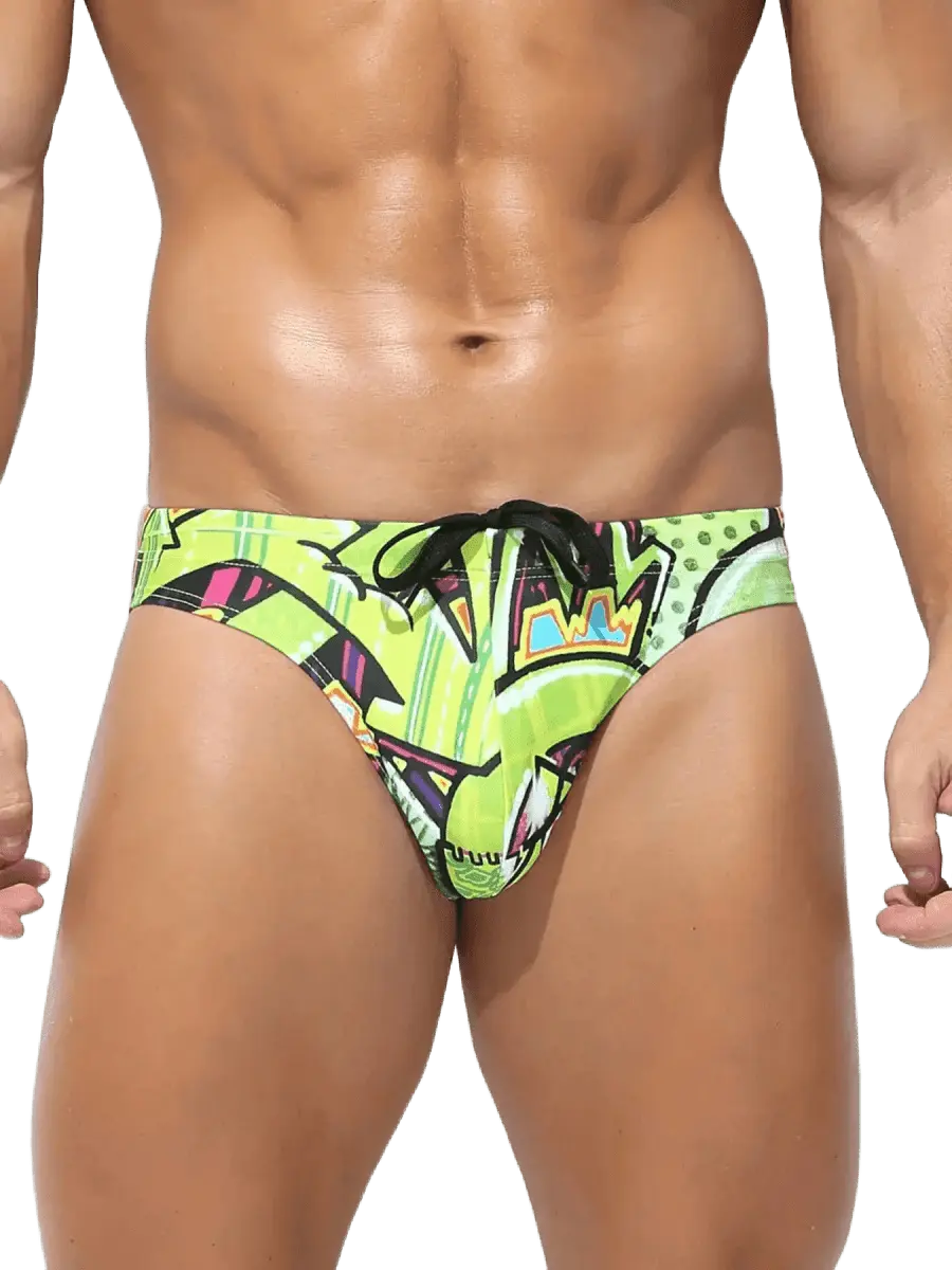 Leopard Print Triangle Swim Bikini - WOWihte