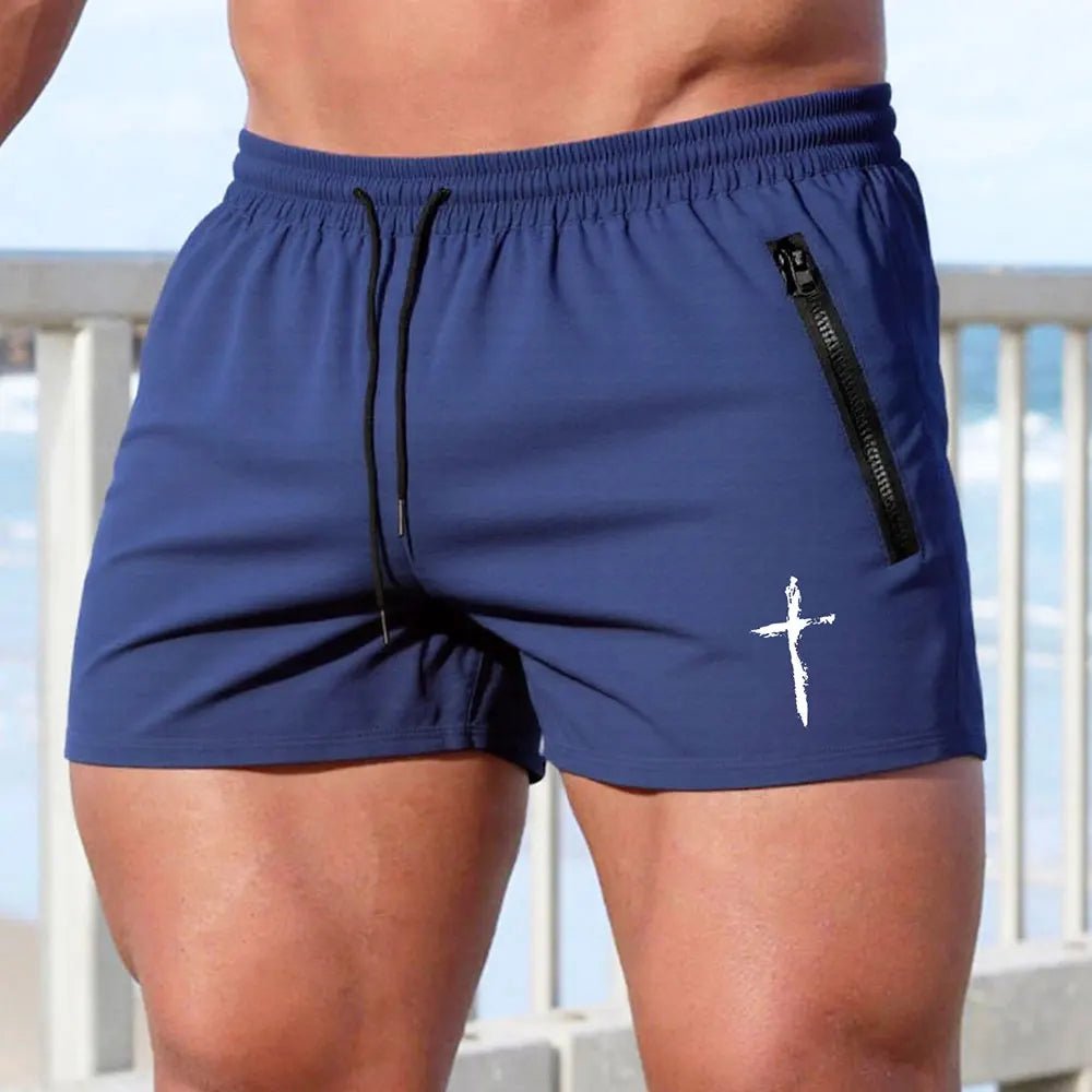 LETSNAGOU Men's Beach Board Shorts - WOWihte