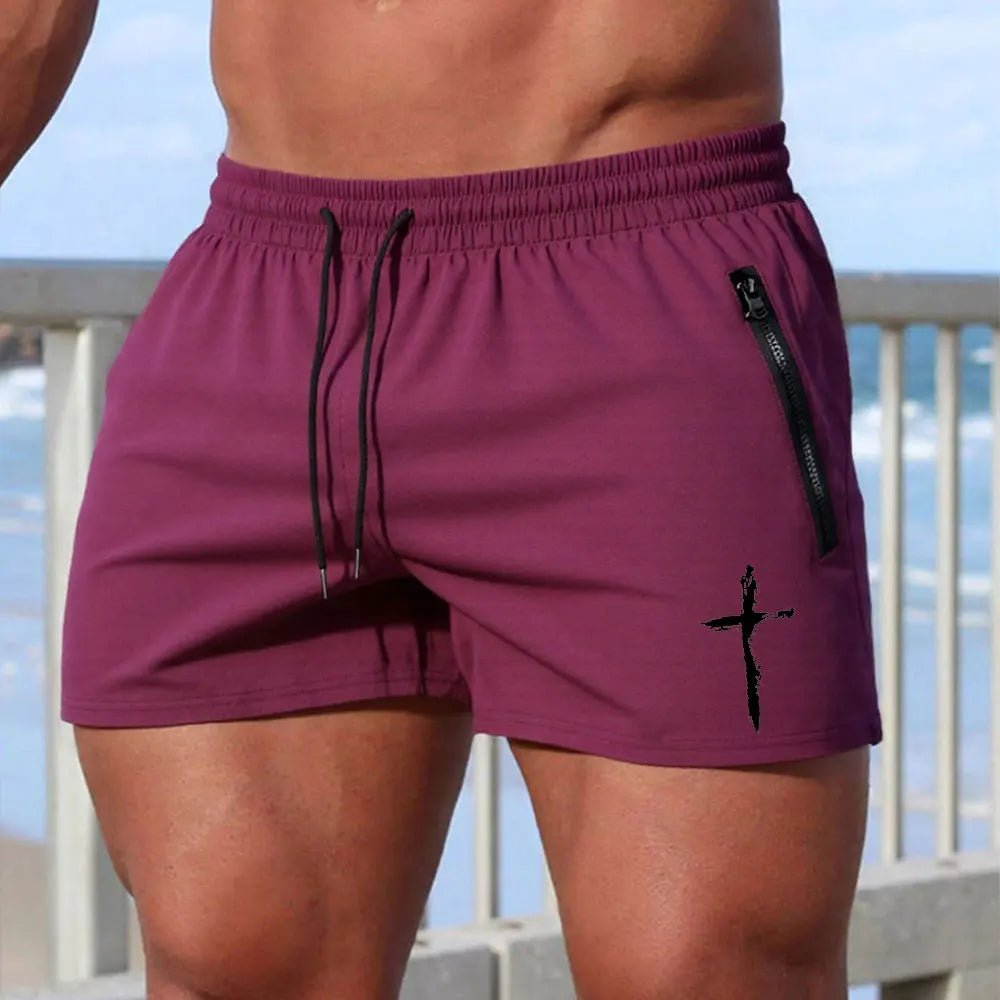 LETSNAGOU Men's Beach Board Shorts - WOWihte