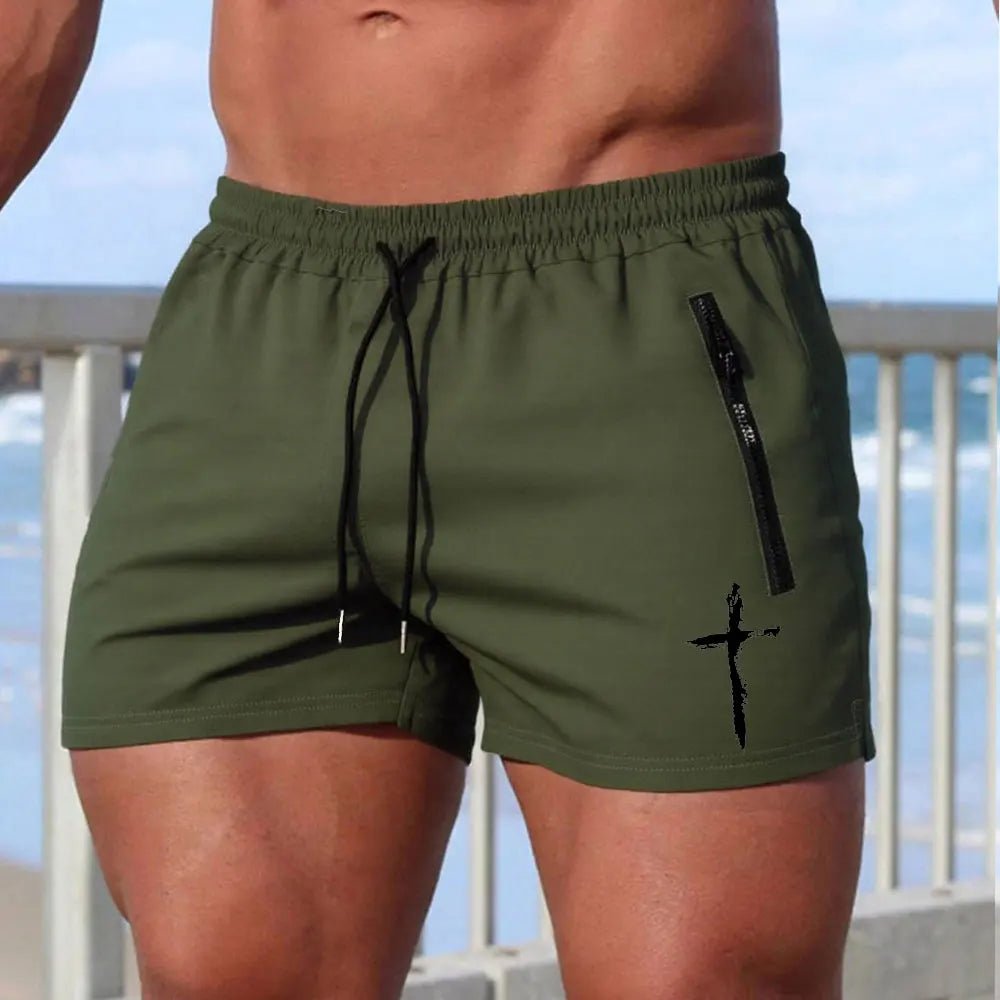 LETSNAGOU Men's Beach Board Shorts - WOWihte