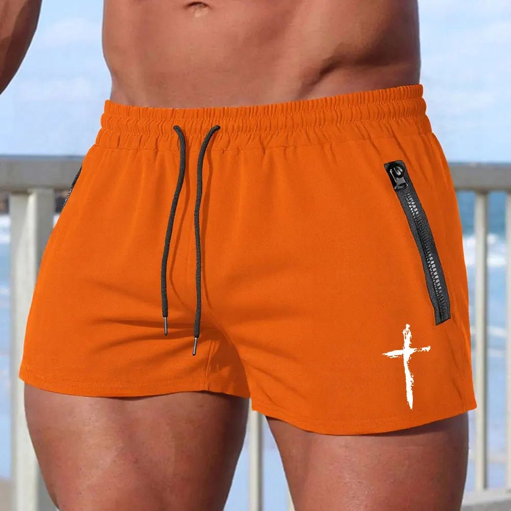 LETSNAGOU Men's Beach Board Shorts - WOWihte