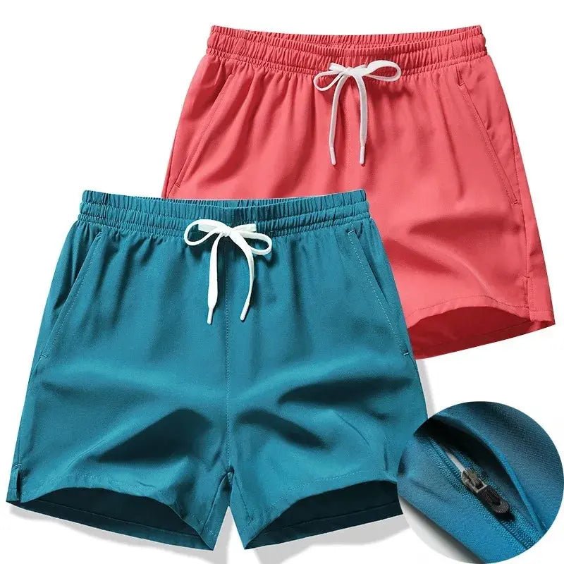 Lightweight Gym Shorts with Pockets - WOWihte