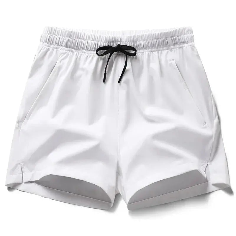 Lightweight Gym Shorts with Pockets - WOWihte