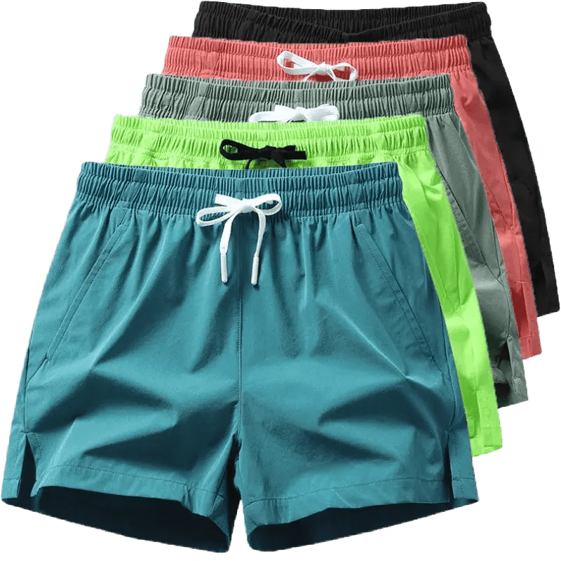 Lightweight Gym Shorts with Pockets - WOWihte