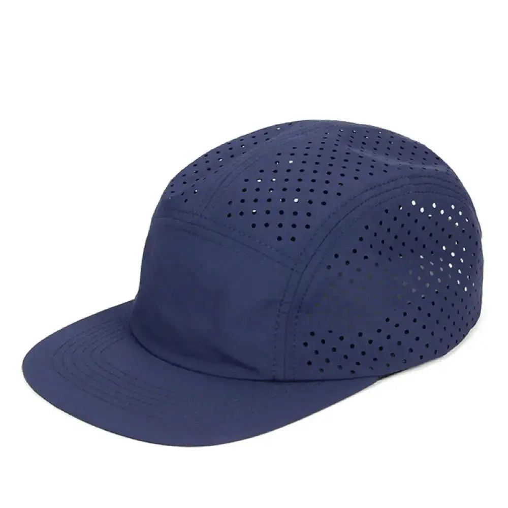 Lightweight Perforated Five - Panel Cap Breathable Running Cap For Men Quick - drying Sun Protect Baseball Caps Training Hat - WOWihte