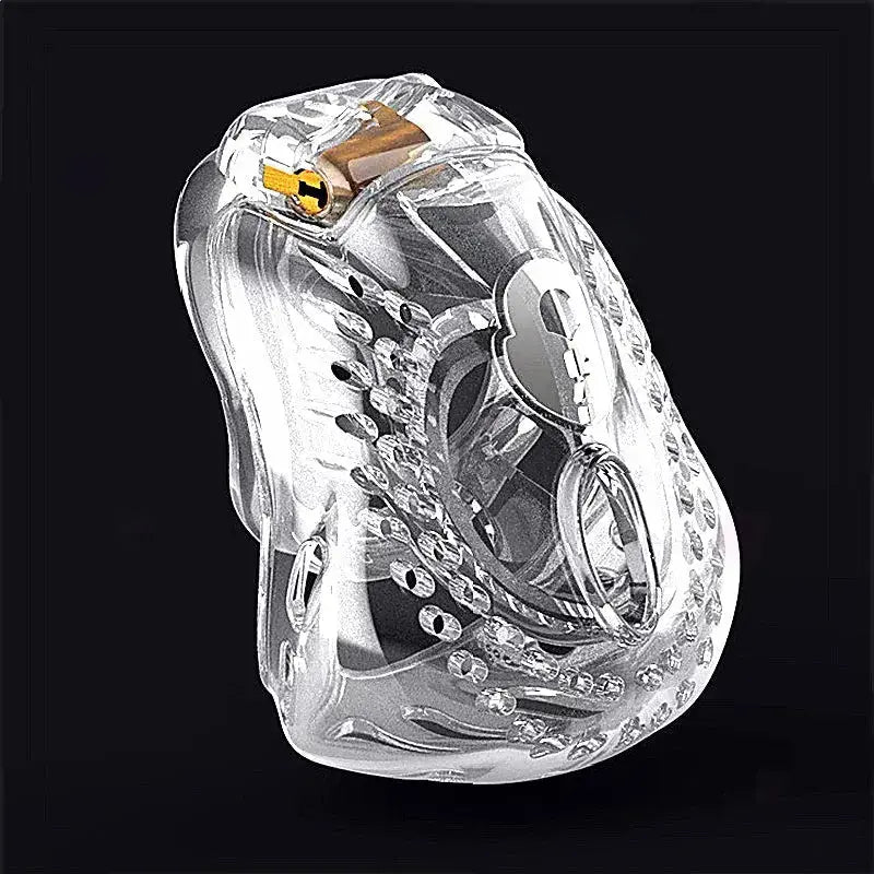 Lockable Chastity Device with Rings - WOWihte