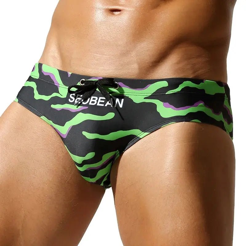 Low-Rise Bikini Swim Briefs - WOWihte