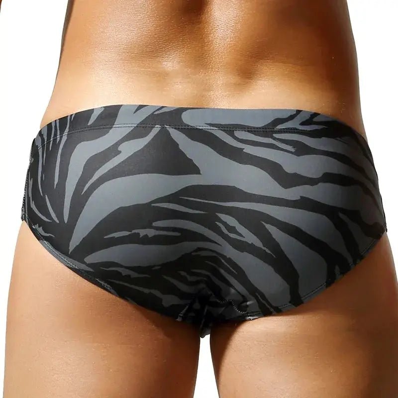 Low-Rise Bikini Swim Briefs - WOWihte