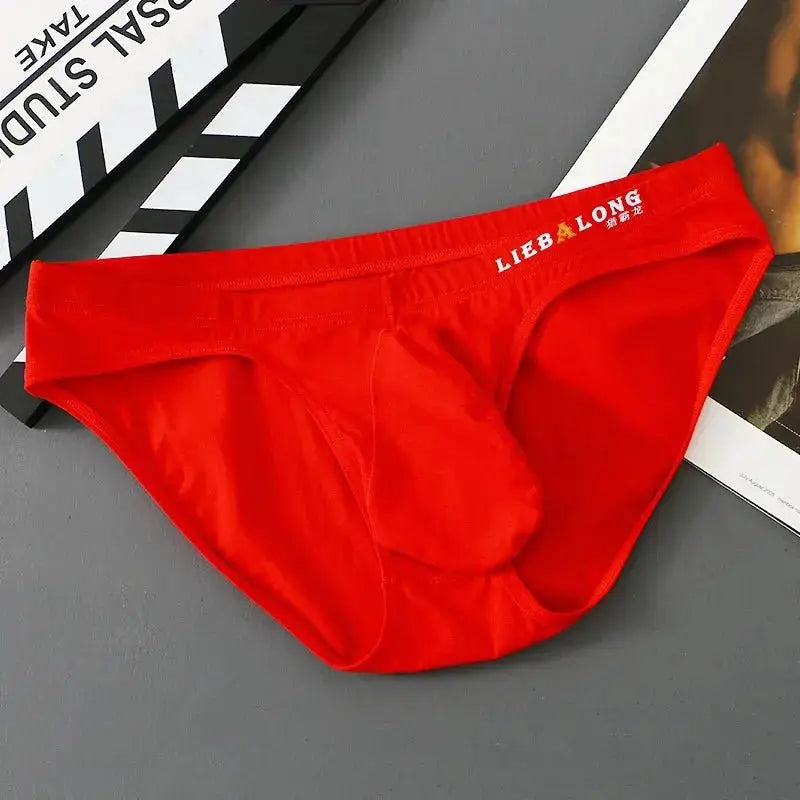 Low - Rise Cotton Briefs Big Pouch - WOWihte