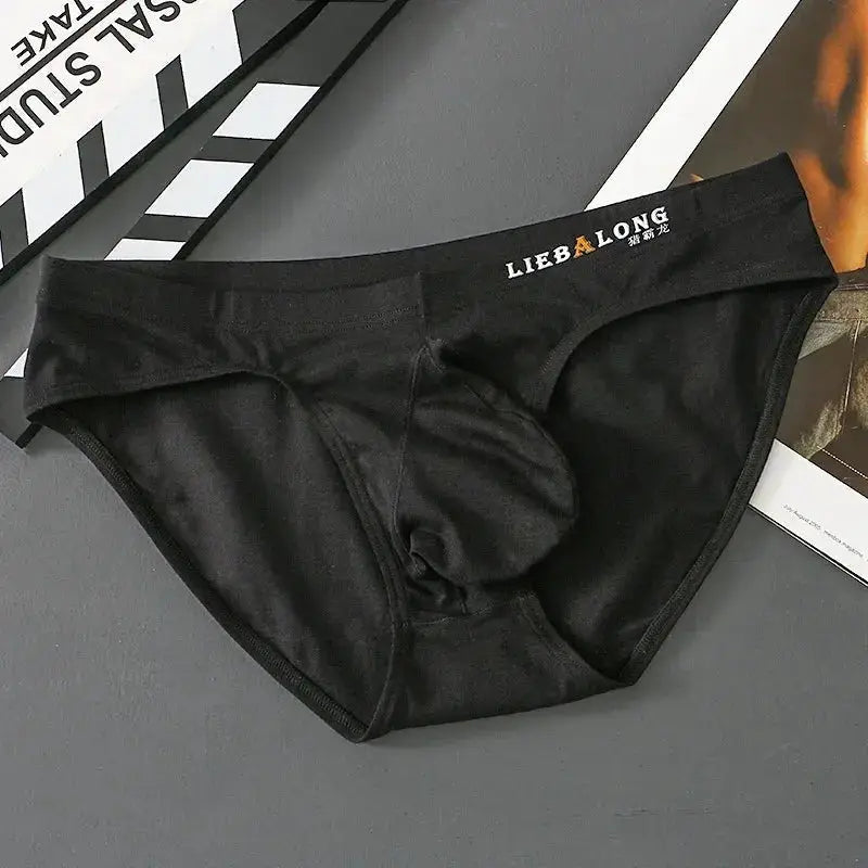 Low - Rise Cotton Briefs Big Pouch - WOWihte