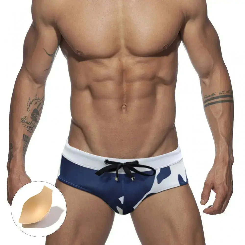 Low - Rise Push - Up Swimming Brief - WOWihte