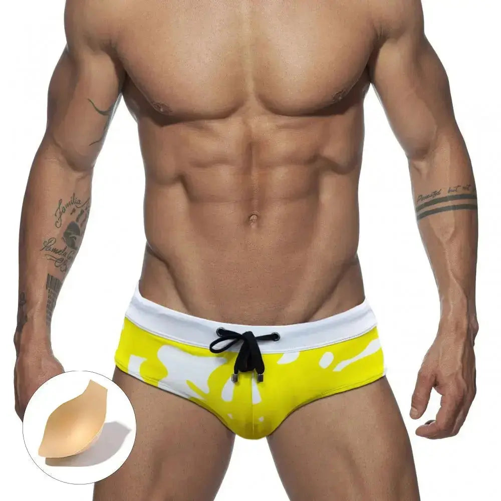 Low - Rise Push - Up Swimming Brief - WOWihte