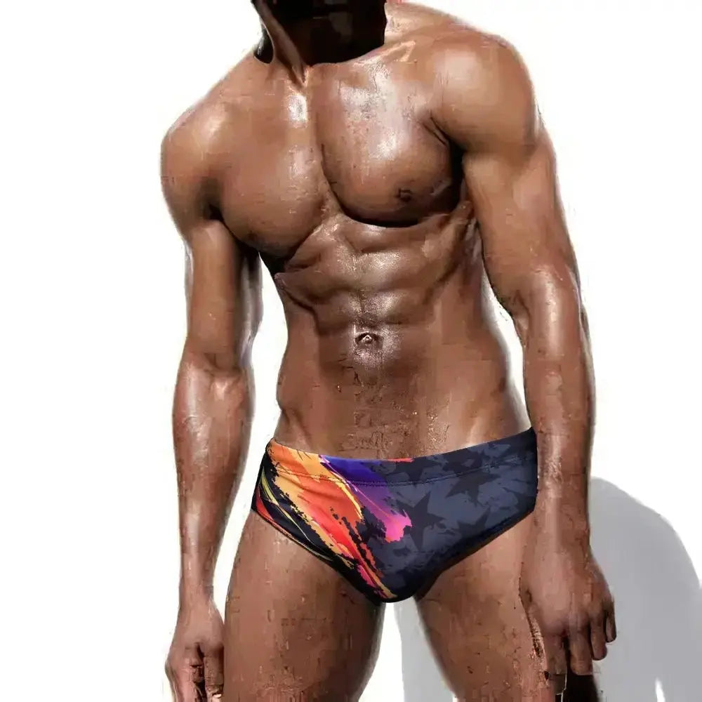 Low Waist Push-Up Swim Briefs - WOWihte