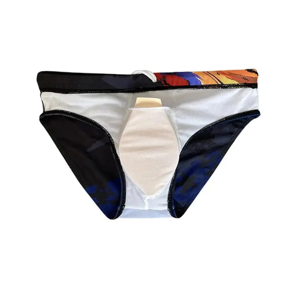 Low Waist Push-Up Swim Briefs - WOWihte
