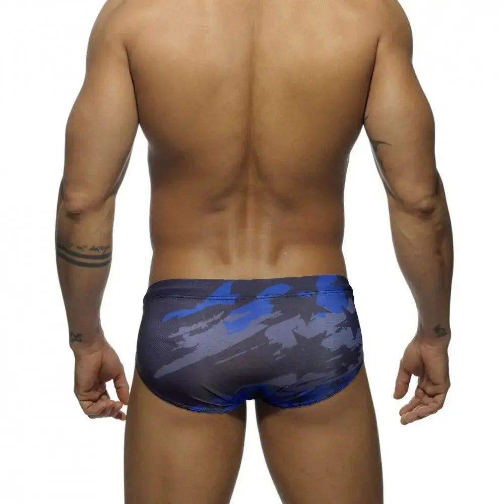 Low Waist Push-Up Swim Briefs - WOWihte