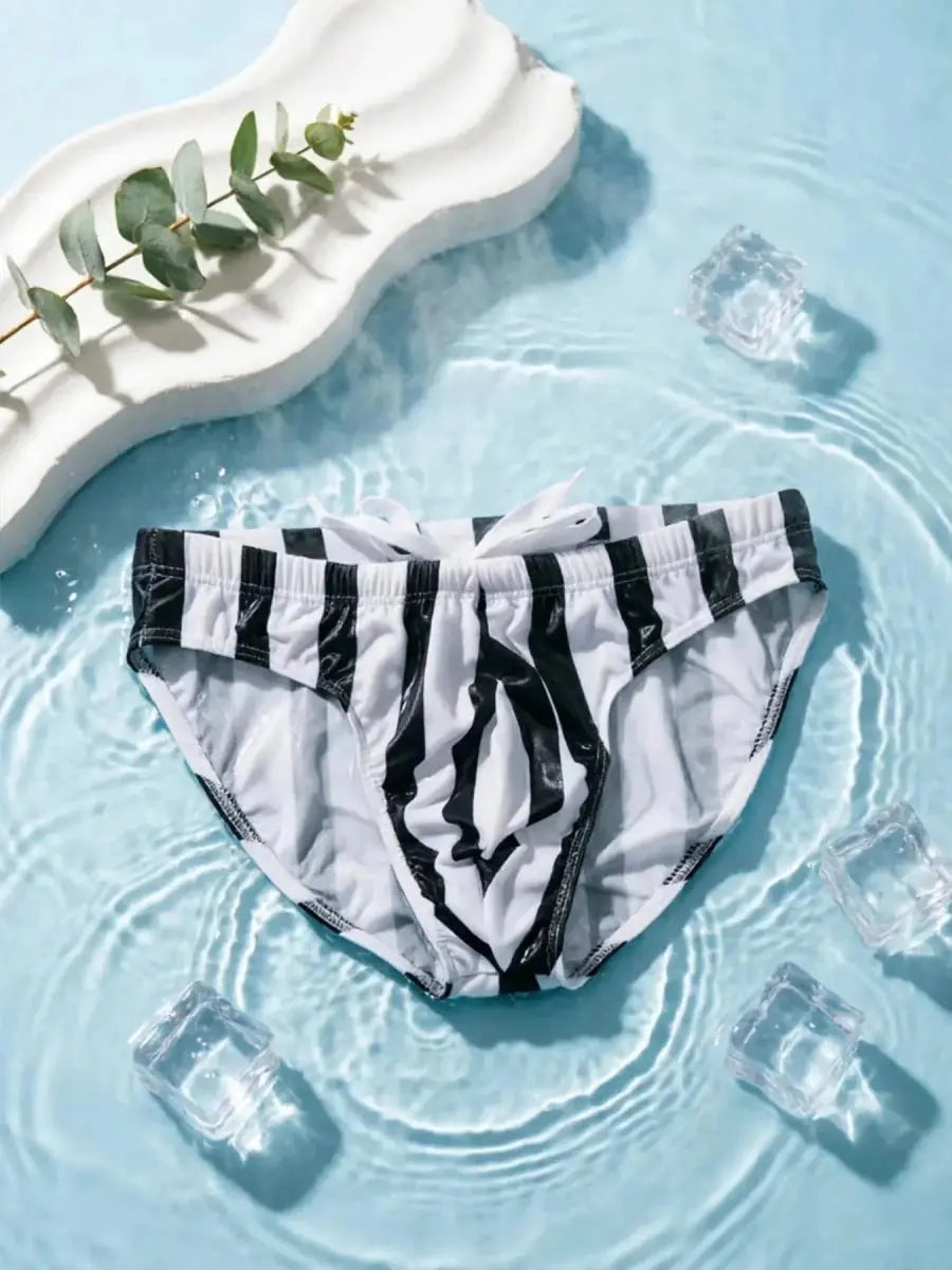 Low Waist Swim Briefs - WOWihte